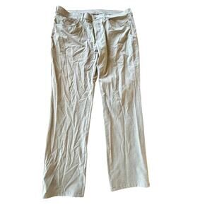 Callaway Mens Performance Golf Chino Pants 36X30 Blue Gray Straight Comfy Work